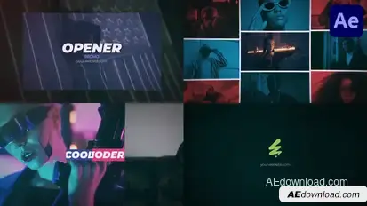 Promo Opener Slideshow for After Effects Openers template preview