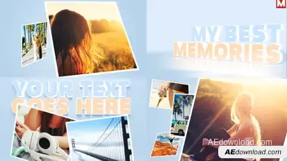 Photo Opener Video Displays template preview