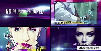 Promote Your Event v2 Video Displays template preview