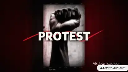 PROTEST Video Displays template preview