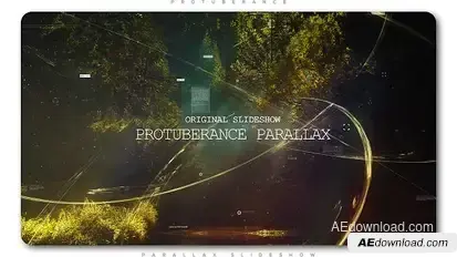 Protuberance Parallax Slideshow Video Displays template preview