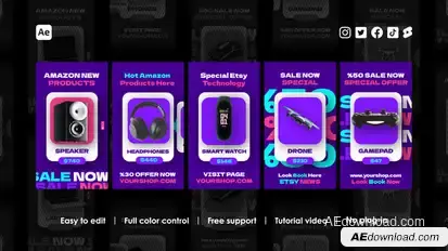Purchase Instagram Reels Product Promo template preview