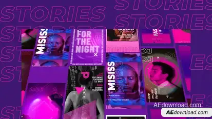Purple Stories Instagram Product Promo template preview