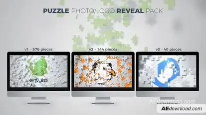 Puzzle Photo / Logo Reveal Pack Logo Stings template preview