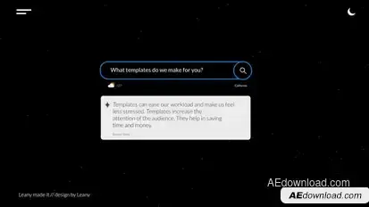 Q&A Titles Elements template preview