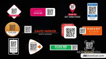 QR Code Titles Titles template preview