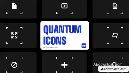 Quantum Icons for After Effects Elements template preview