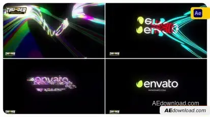 Quick Glitch Logo Reveal Logo Stings template preview