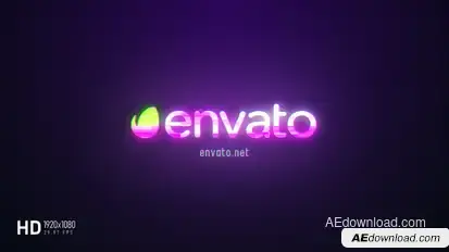 Quick Glitch Logo Reveal Logo Stings template preview