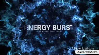 Quick Logo Sting Pack 13: Energy Burst Logo Stings template preview