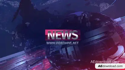 Quick News - Opener broadcast-packages template preview