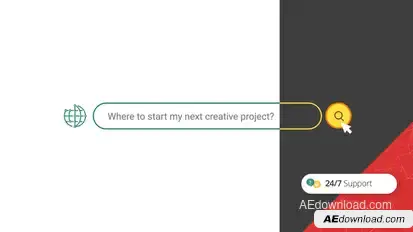 Quick Search Logo Reveal Logo Stings template preview