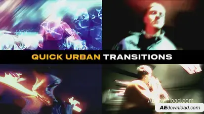 Quick Urban Transitions | After Effects Elements template preview