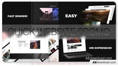 Quick Website Promo broadcast-packages template preview