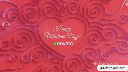 Quilling Heart - Valentine's Day Opener Openers template preview