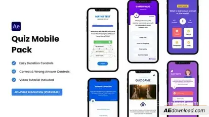 Quiz Creator Vertical Openers template preview