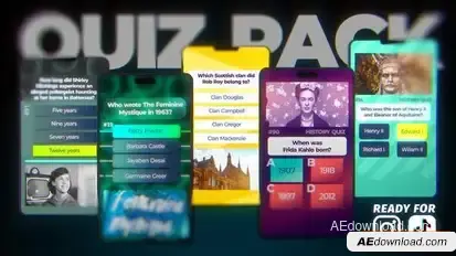 Quiz Pack for TikTok Openers template preview