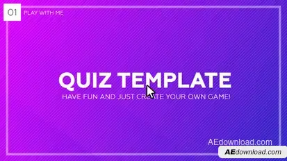 Quiz / Trivia Template Openers template preview