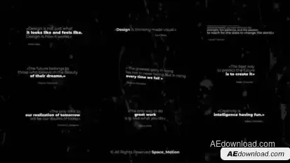 Quote Text Animation _AE Titles template preview