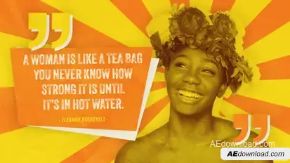 Quotes Video Displays template preview