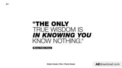 Quotes | After Effects Titles template preview