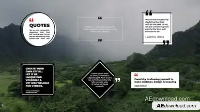 Quotes | After Effects Titles template preview
