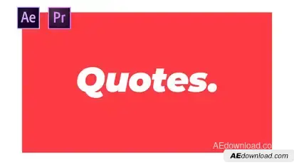Quotes Titles template preview