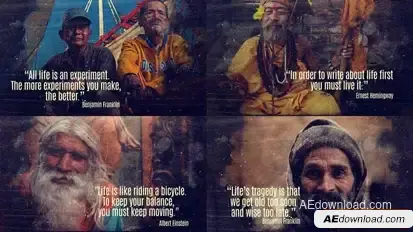 Quotes Slideshow Openers template preview