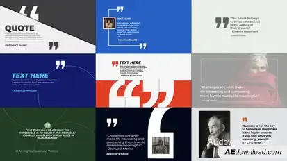 Quotes Text | After Effects Titles template preview