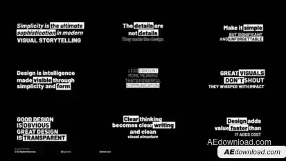 Quotes Text-Box | After Effects Titles template preview