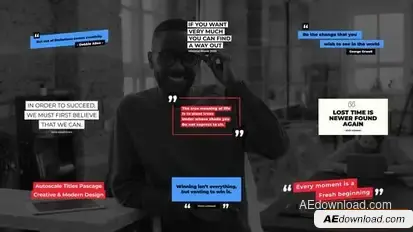 Videohive Quotes Titles 1.0 | After Effects 53062836 Titles template preview