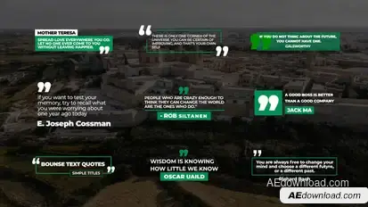 Quotes Titles Titles template preview
