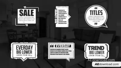Quotes Titles Titles template preview