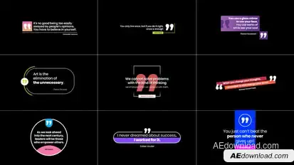 Quotes Titles Titles template preview