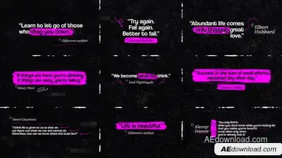 Quotes Titles Titles template preview