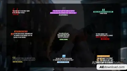 Quotes Titles | After Effects Titles template preview