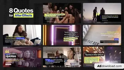 Quotes Video Template Elements template preview