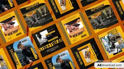 Rachet Streetwear Instagram Posts Product Promo template preview
