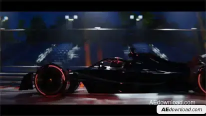 Racing Car Logo Reveal Logo Stings template preview