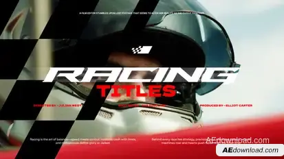 Racing Titles Titles template preview