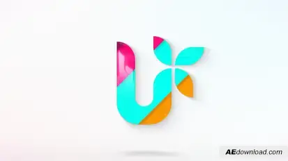Rainbow Line Logo Reveal Logo Stings template preview