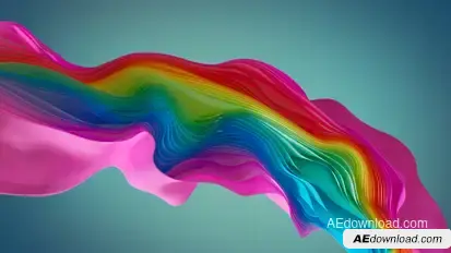 Rainbow Logo Reveal Logo Stings template preview