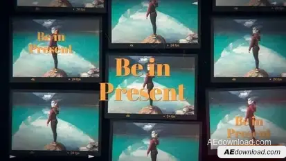 Rainbow Slideshow Openers template preview