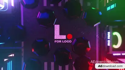 Rainy Future City Logo Reveal Logo Stings template preview