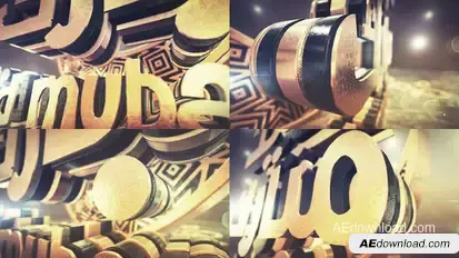 Ramadan & Eid Golden Opener Openers template preview