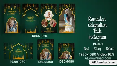 Ramadan Celebration Pack Ramadan Free Templates template preview