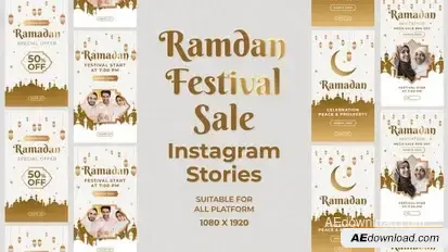 Videohive Ramadan Festival Sale Instagram Stories Openers template preview