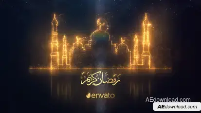 Ramadan Greeting Logo Intro Logo Stings template preview