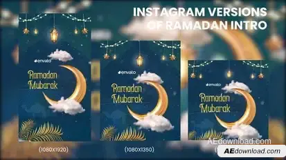 Ramadan Intro || Instagram version || Eid Openers template preview