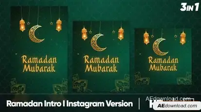 Eid Al Adha Intro | Instagram Version II Openers template preview